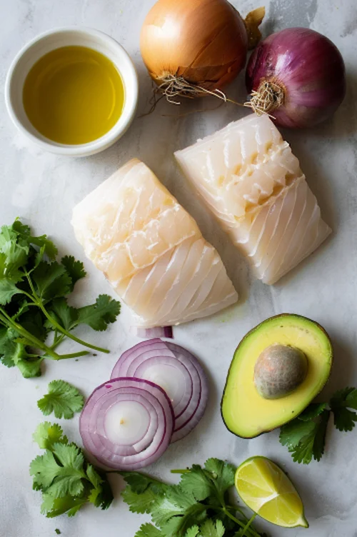 ingredientes Tartar de bacalao: receta paso a paso